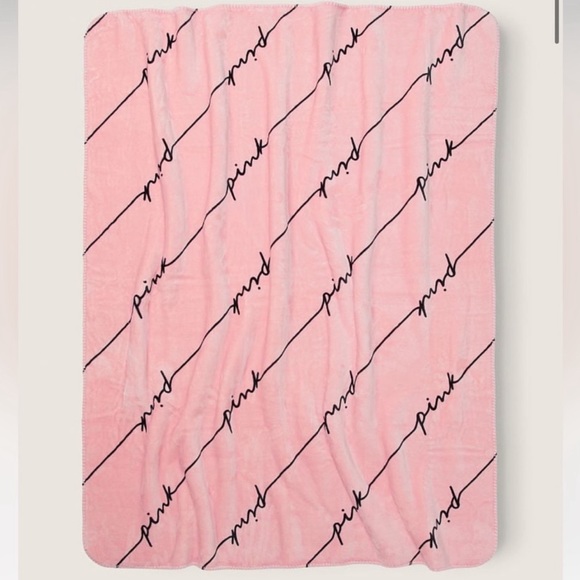 PINK Victoria's Secret Bedding Victorias Secret Pink Blanket Poshmark